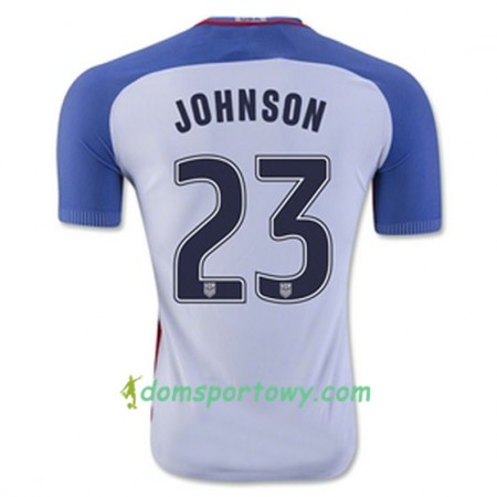 Koszulka Stany Zjednoczone JOHNSON Domowe Koszulki Piłkarskie 2016/17 Krótki Rękaw