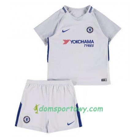 Koszulka Chelsea Dziecięcy Wyjazdowe Koszulki Piłkarskie 2017-2018 Krótki Rękaw