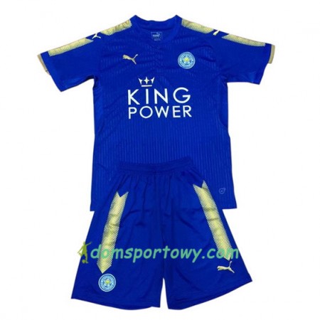 Koszulka Leicester City Dziecięcy Domowe Koszulki Piłkarskie 2017-2018 Krótki Rękaw