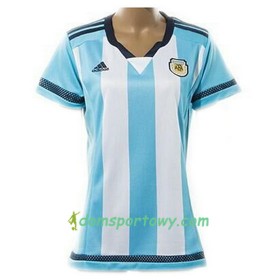 Koszulka Argentyna Damska Domowe Koszulki Piłkarskie 2016/17 Krótki Rękaw