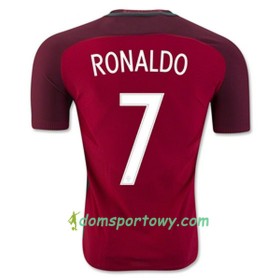 Koszulka Portugalia RONALDO Domowe Koszulki Piłkarskie Euro 2016