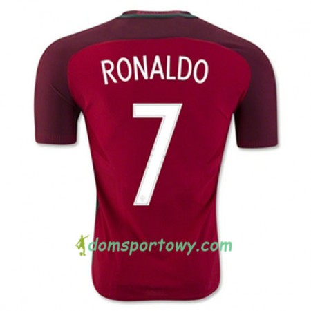 Koszulka Portugalia RONALDO Domowe Koszulki Piłkarskie Euro 2016