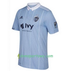 Koszulka Sporting KC Domowe Koszulki Piłkarskie 2017-2018 Krótki Rękaw