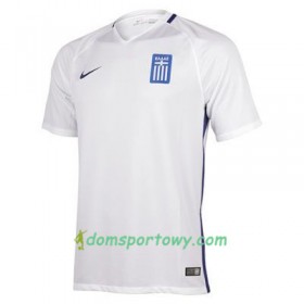 Koszulka Grecja Domowe Koszulki Piłkarskie 2016/17 Krótki Rękaw