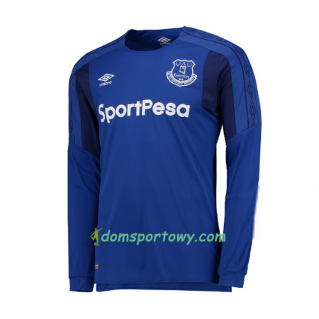Koszulka Everton Domowe Koszulki Piłkarskie 2017-2018 Długi Rękaw