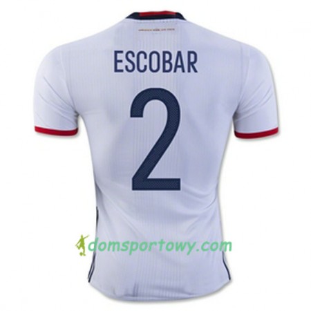 Koszulka Kolumbia ESCOBAR Domowe Koszulki Piłkarskie 2016/17 Krótki Rękaw