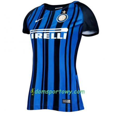 Koszulka Inter Mediolan Damska Domowe Koszulki Piłkarskie 2017-2018 Krótki Rękaw