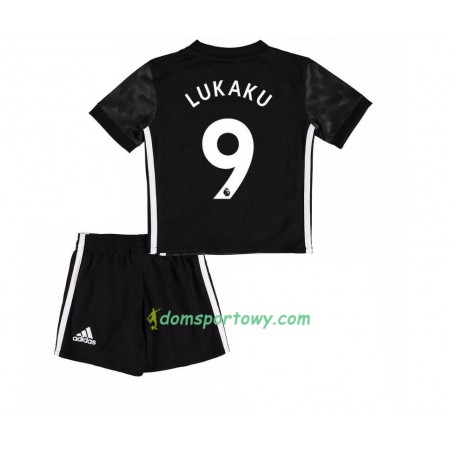 Koszulka Manchester United Romelu Lukaku 9 Dziecięcy Wyjazdowe Koszulki Piłkarskie 2017-2018 Krótki Rękaw