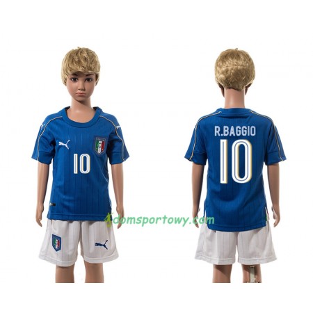 Koszulka Włochy Verratti 10 Dziecięcy Domowe Koszulki Piłkarskie 2016 Krótki Rękaw