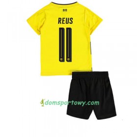 Koszulka Borussia Dortmund Marco Reus 11 Dziecięcy Domowe Koszulki Piłkarskie 2017-2018 Krótki Rękaw