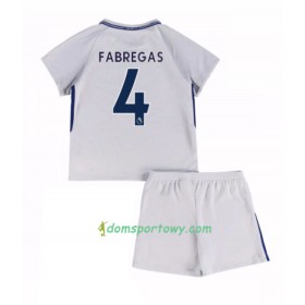 Koszulka Chelsea Cesc Fabregas 4 Dziecięcy Wyjazdowe Koszulki Piłkarskie 2017-2018 Krótki Rękaw
