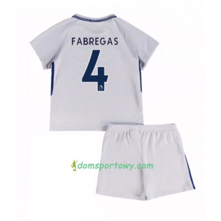 Koszulka Chelsea Cesc Fabregas 4 Dziecięcy Wyjazdowe Koszulki Piłkarskie 2017-2018 Krótki Rękaw