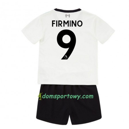 Koszulka Liverpool Roberto Firmino 9 Dziecięcy Wyjazdowe Koszulki Piłkarskie 2017-2018 Krótki Rękaw