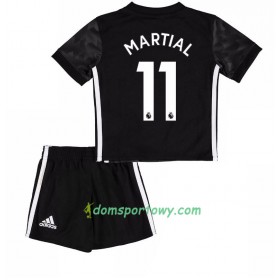 Koszulka Manchester United Anthony Martial 11 Dziecięcy Wyjazdowe Koszulki Piłkarskie 2017-2018 Krótki Rękaw