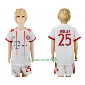 Koszulka Bayern Monachium Thomas Muller 25 Dziecięcy Trzeci Koszulki Piłkarskie 2017-2018 Krótki Rękaw