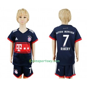 Koszulka Bayern Monachium Franck Ribery 7 Dziecięcy Wyjazdowe Koszulki Piłkarskie 2017-2018 Krótki Rękaw
