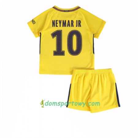 Koszulka Paris SG Neymar Jr 10 Dziecięcy Wyjazdowe Koszulki Piłkarskie 2017-2018 Krótki Rękaw