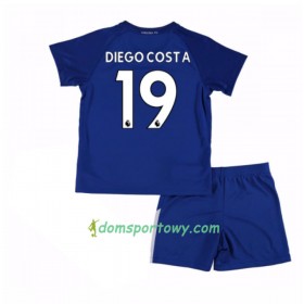 Koszulka Chelsea Diego Costa 19 Dziecięcy Domowe Koszulki Piłkarskie 2017-2018 Krótki Rękaw