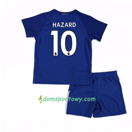 Koszulka Chelsea Eden Hazard 10 Dziecięcy Domowe Koszulki Piłkarskie 2017-2018 Krótki Rękaw