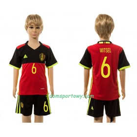 Koszulka Belgia Witsel 6 Dziecięcy Domowe Koszulki Piłkarskie 2016 Krótki Rękaw