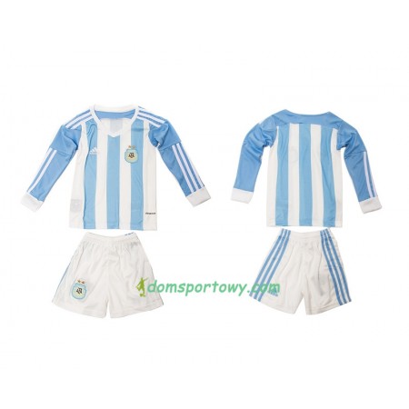 Koszulka Argentyna Dziecięcy Domowe Koszulki Piłkarskie 2016 Długi Rękaw