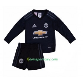 Koszulka Manchester United Bramkarska David de Gea 1 Dziecięcy Domowe Koszulki Piłkarskie 2017-2018 Długi Rękaw