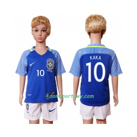 Koszulka Brazylia Kaka 10 Dziecięcy Domowe Koszulki Piłkarskie 2016 Krótki Rękaw