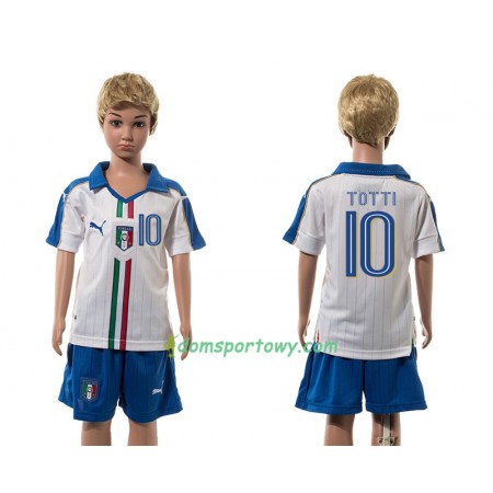 Koszulka Włochy Verratti 10 Dziecięcy Wyjazdowe Koszulki Piłkarskie 2016 Krótki Rękaw