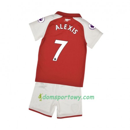 Koszulka Arsenal Alexis Sanchez 7 Dziecięcy Domowe Koszulki Piłkarskie 2017-2018 Krótki Rękaw