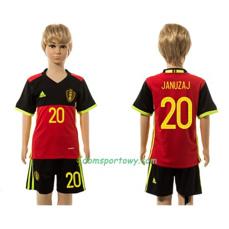 Koszulka Belgia Januzaj 20 Dziecięcy Domowe Koszulki Piłkarskie 2016 Krótki Rękaw