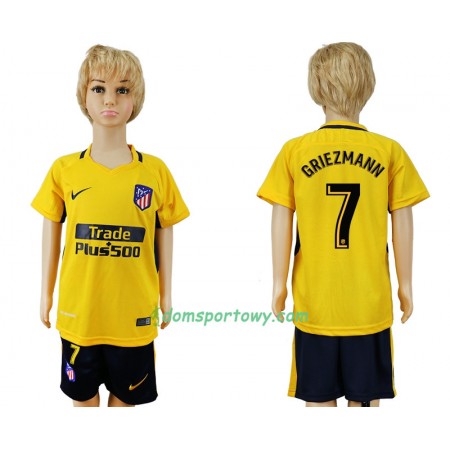 Koszulka Atlético Madryt  Antoine Griezmann 7 Dziecięcy Wyjazdowe Koszulki Piłkarskie 2017-2018 Krótki Rękaw