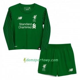 Koszulka Liverpool Bramkarska Dziecięcy Domowe Koszulki Piłkarskie 2017-2018 Długi Rękaw
