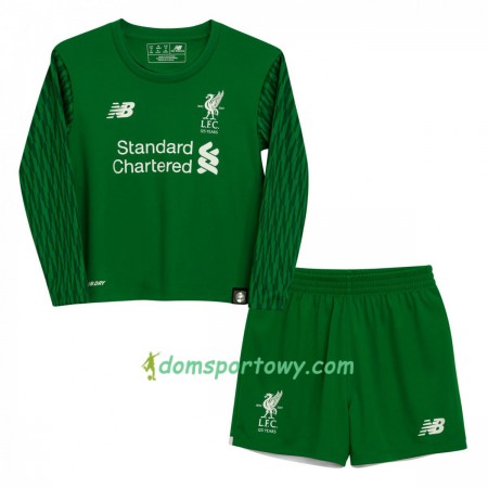 Koszulka Liverpool Bramkarska Dziecięcy Domowe Koszulki Piłkarskie 2017-2018 Długi Rękaw