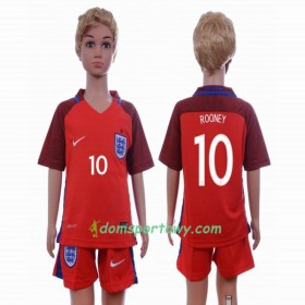 Koszulka Anglia Wayne Rooney 10 Dziecięcy Wyjazdowe Koszulki Piłkarskie 2016 Krótki Rękaw