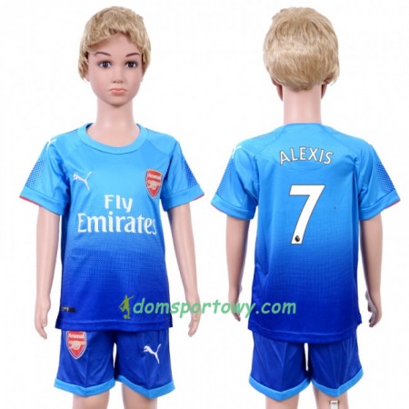 Koszulka Arsenal Alexis Sanchez 7 Dziecięcy Wyjazdowe Koszulki Piłkarskie 2017-2018 Krótki Rękaw